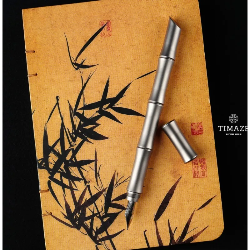 Schmidt Nib Titanium Alloy Balaoye Fountain Pen Bamboo F/M 0.5/0.7 Silver Ink Pen School Supplies Ball Pen Kid School Stationery
Schmidt Nib Titanium Alloy Balaoye Fountain Pen Bamboo F/M 0.5/0.7 Silver Ink Pen School Supplies Ball Pen Kid School Stationery
