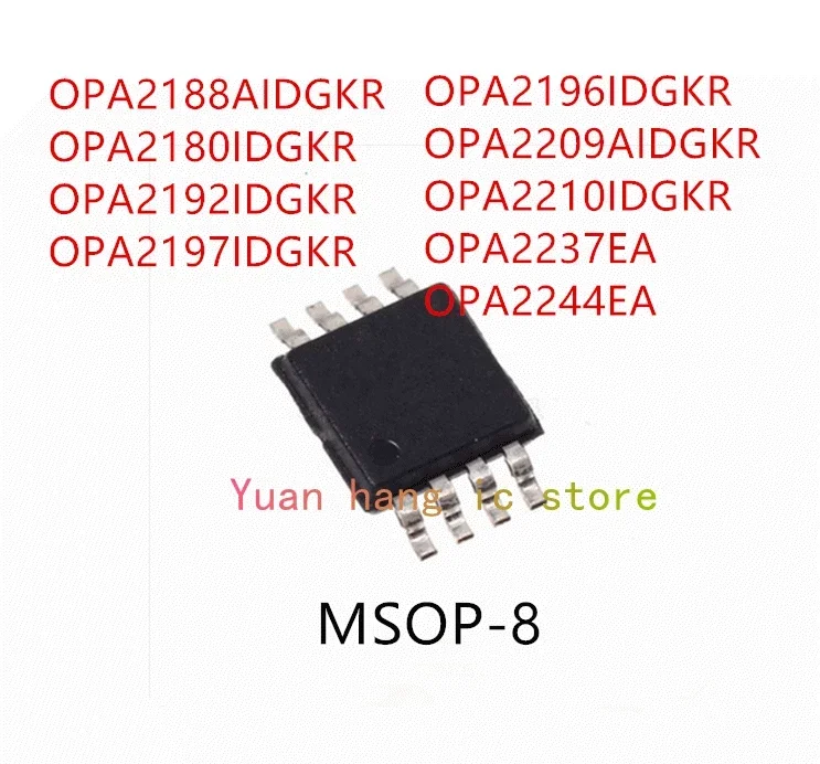 10 шт. OPA2188AIDGKR OPA2180IDGKR OPA2192IDGKR OPA2197IDGKR OPA2196IDGKR OPA2209AIDGKR OPA2210IDGKR OPA2237EA OPA2244EA IC
10 шт. OPA2188AIDGKR OPA2180IDGKR OPA2192IDGKR OPA2197IDGKR OPA2196IDGKR OPA2209AIDGKR OPA2210IDGKR OPA2237EA OPA2244EA IC