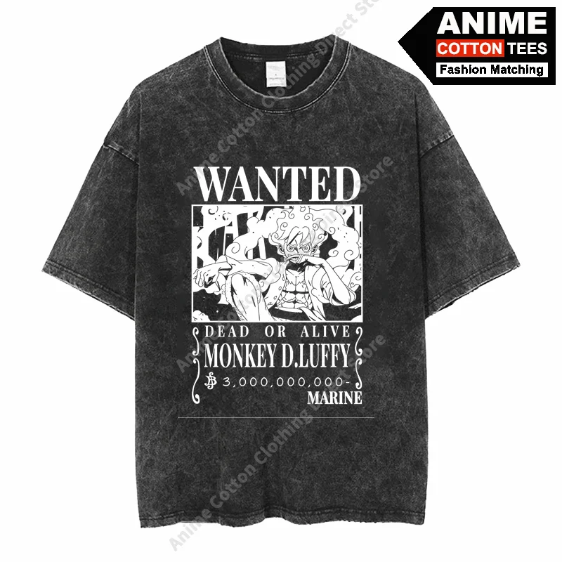 Аниме ONE PIECE - WANTED Monkey·D·Luffy Футболка с принтом Harajuku Хип-хоп Улица Мужчины Женщины Хлопковые винтажные свободные футболки с короткими рукавами 
Аниме ONE PIECE - WANTED Monkey·D·Luffy Футболка с принтом Harajuku Хип-хоп Улица Мужчины Женщины Хлопковые винтажные свободные футболки с короткими рукавами