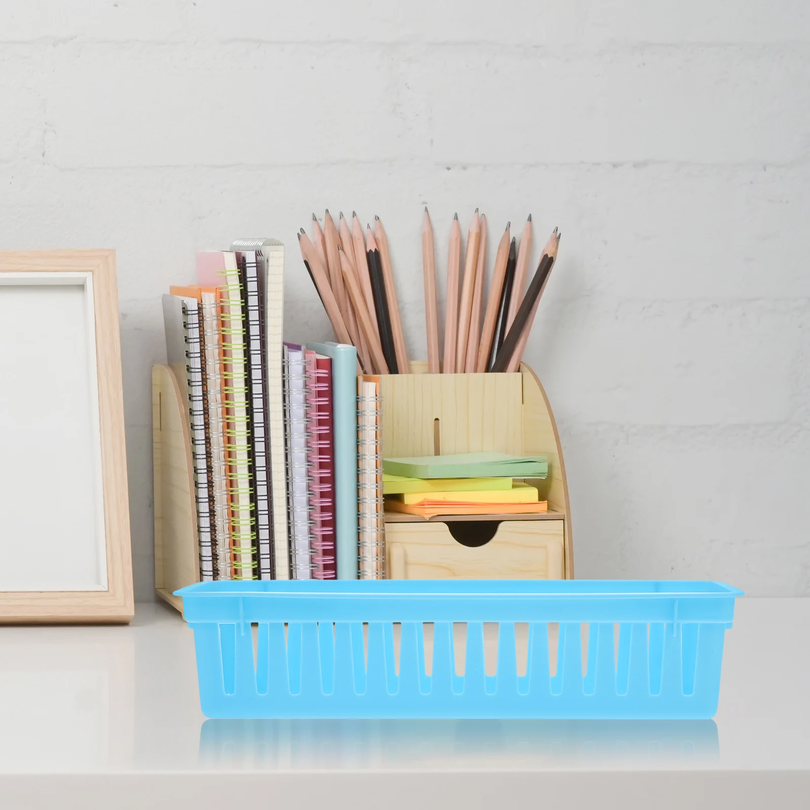 Multifunctional Colored Pencil ganizer Baskets Classroom Storage Trays Student Desk Holder Lightweight for Stationery
Multifunctional Colored Pencil ganizer Baskets Classroom Storage Trays Student Desk Holder Lightweight for Stationery