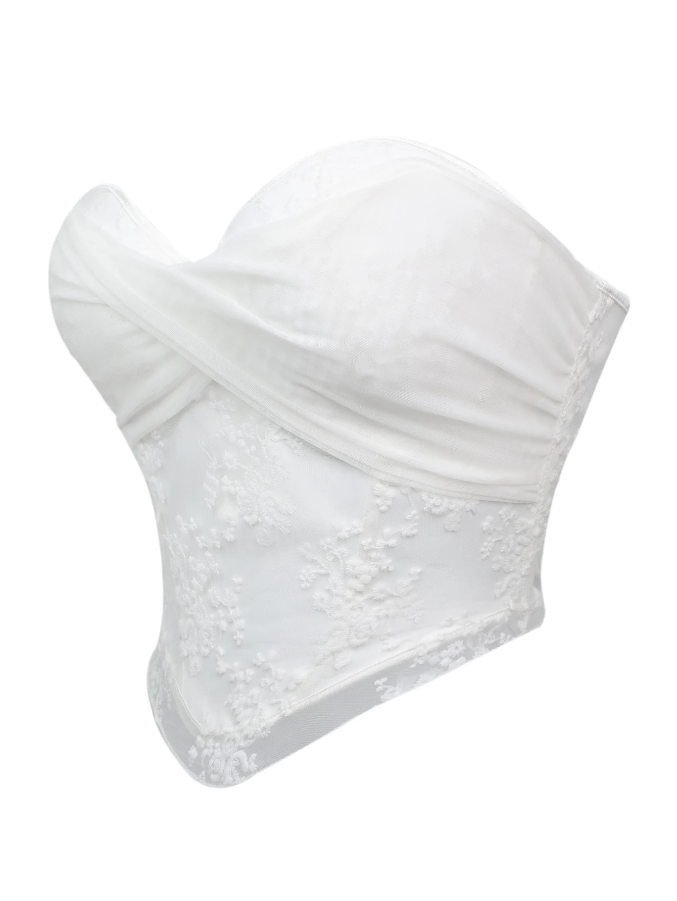 French Vintage Lace-Up Corset Tops, Floral Embroidered Lace Bustier Cami with Boning, Elegant Sweetheart Neckline Tank Top
French Vintage Lace-Up Corset Tops, Floral Embroidered Lace Bustier Cami with Boning, Elegant Sweetheart Neckline Tank Top