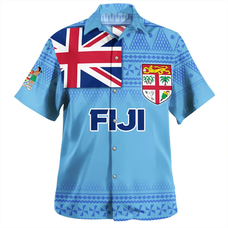 Summer Harajuku New 3D Polynesian Fiji Flag Emblem Printig Shirts Men Fiji Coat Of Arm Graphic Short Shirts Fashion Top Clothing
Summer Harajuku New 3D Polynesian Fiji Flag Emblem Printig Shirts Men Fiji Coat Of Arm Graphic Short Shirts Fashion Top Clothing
