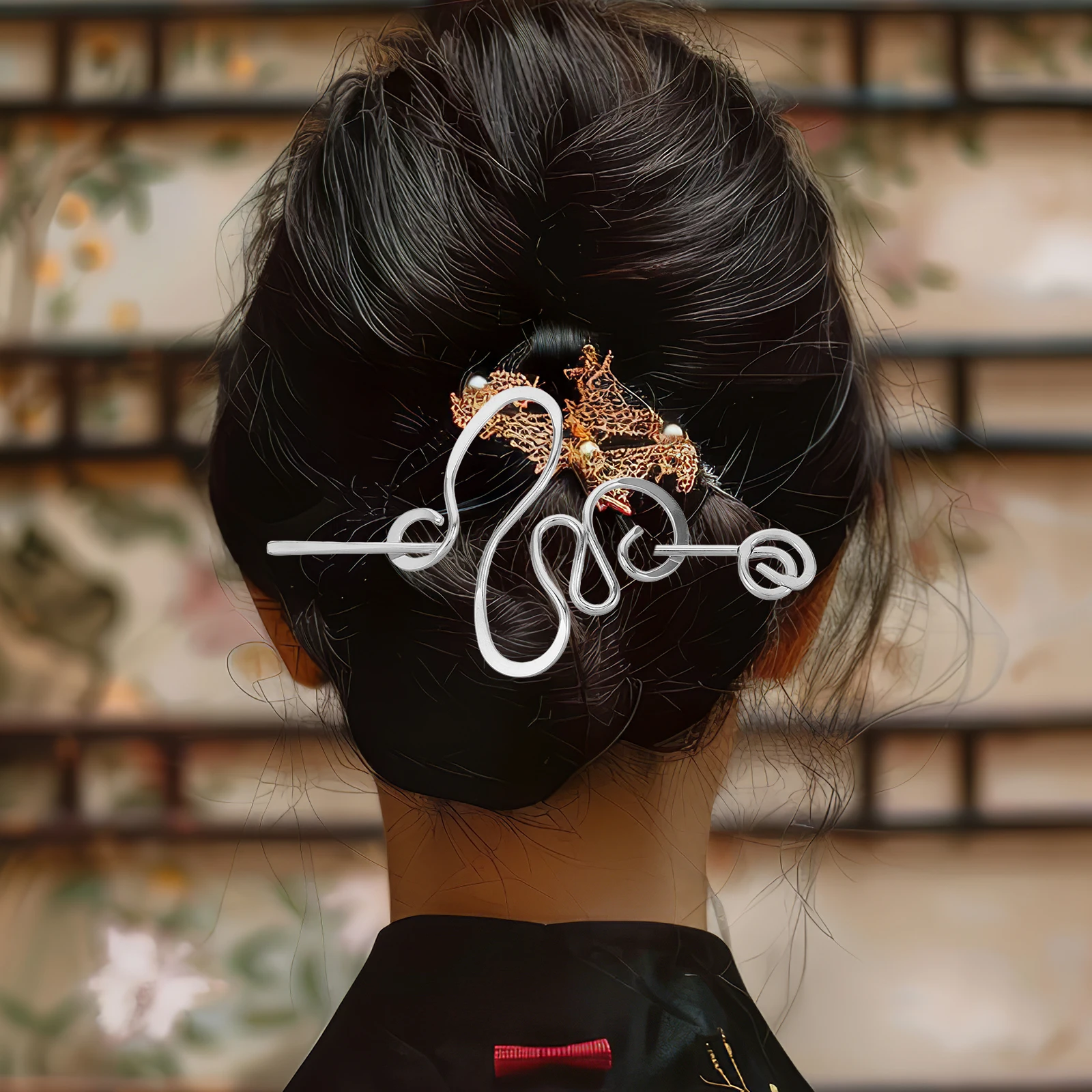 Metal Hairpin Stick Pins for Women Irregular Large Design Durable Copper H crafted Diy Accessory Versatile Use Wedding Party
Metal Hairpin Stick Pins for Women Irregular Large Design Durable Copper H crafted Diy Accessory Versatile Use Wedding Party