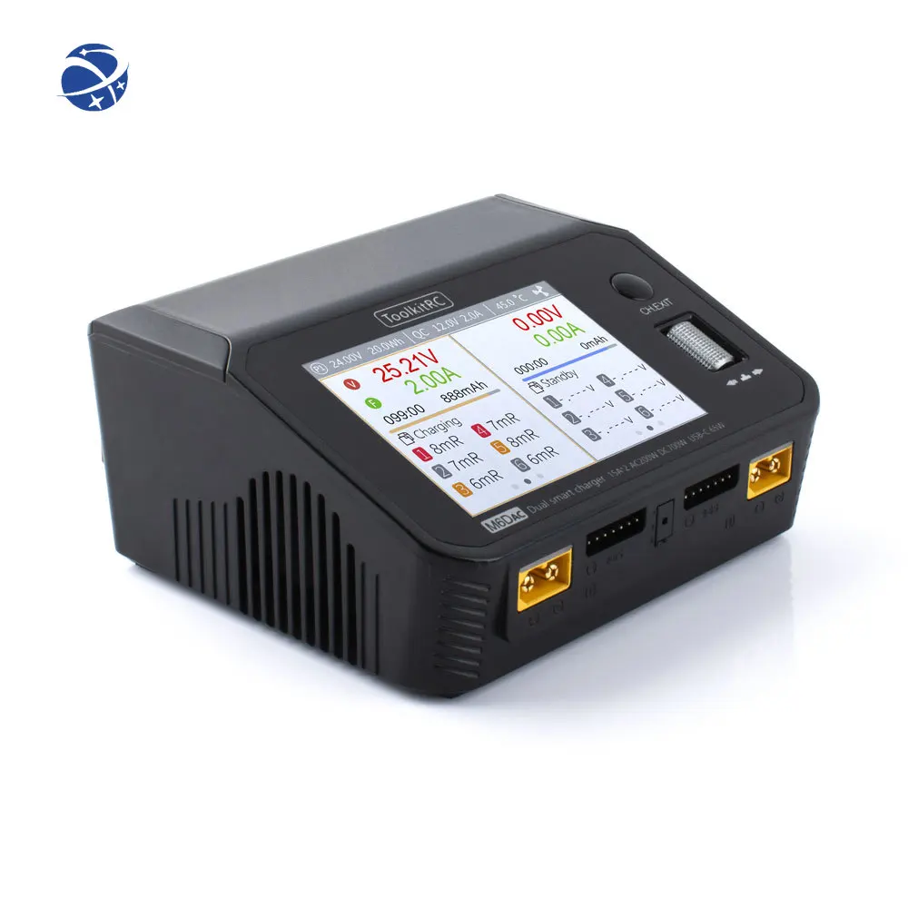 ToolkitRC M6DAC Интеллектуальное зарядное устройство переменного/постоянного тока Зарядное устройство переменного тока 200 Вт/постоянного тока 350 Вт x2
ToolkitRC M6DAC Интеллектуальное зарядное устройство переменного/постоянного тока Зарядное устройство переменного тока 200 Вт/постоянного тока 350 Вт x2