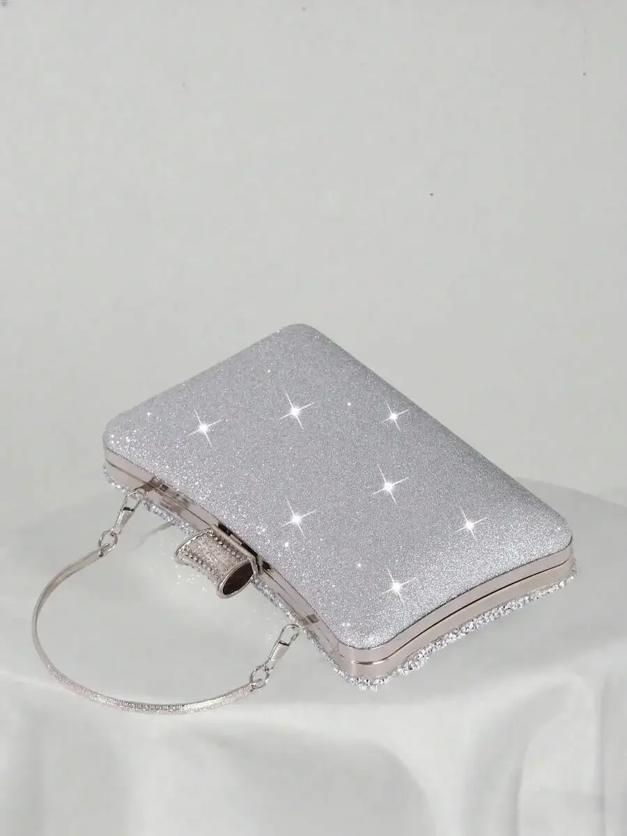 Elegant Glitter Clutch Purse For Women Evening Bag With Chain Strap
Elegant Glitter Clutch Purse For Women Evening Bag With Chain Strap