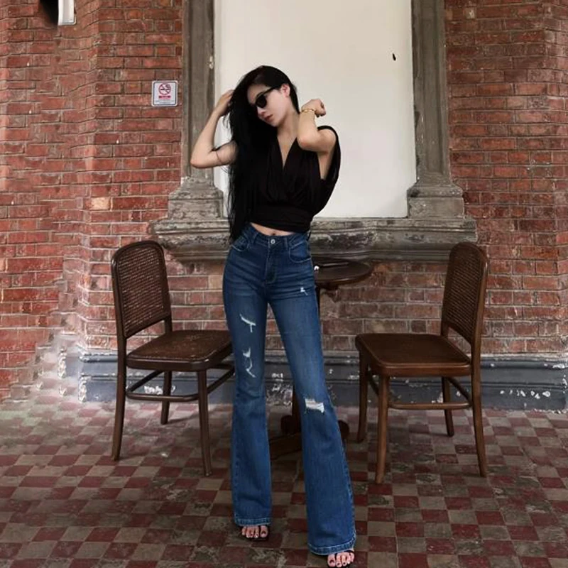 Girls Fashion Ripped Jeans for Women Clothing Ladies Casual Streetwear Lim-Fit Denim Trousers Female Vintage Bell-bottoms 2-
Girls Fashion Ripped Jeans for Women Clothing Ladies Casual Streetwear Lim-Fit Denim Trousers Female Vintage Bell-bottoms 2-