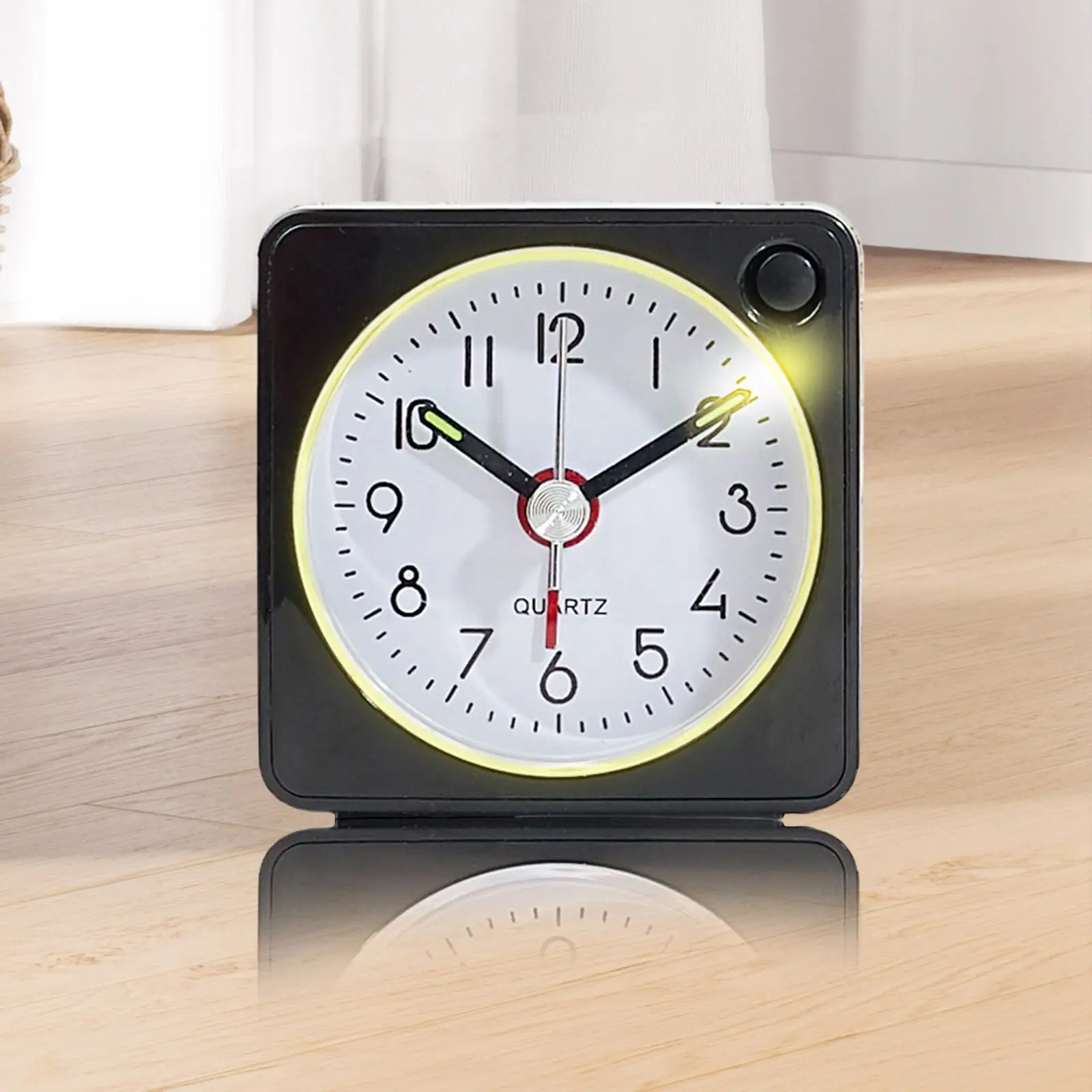 Mini Alarm Clock with Snooze Button and Light Function Convenient Portable Design for Travel and Outdoor Activities Black
Mini Alarm Clock with Snooze Button and Light Function Convenient Portable Design for Travel and Outdoor Activities Black