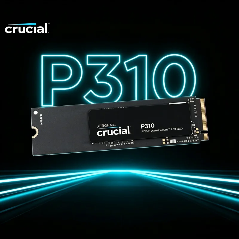 Crucial P310 3D NAND SSD 1TB/2TB M.2 2280 PCIe4 NVMe 7100MB/s High Speed OEM Pack Gaming Drive for Desktop Laptop
Crucial P310 3D NAND SSD 1TB/2TB M.2 2280 PCIe4 NVMe 7100MB/s High Speed OEM Pack Gaming Drive for Desktop Laptop