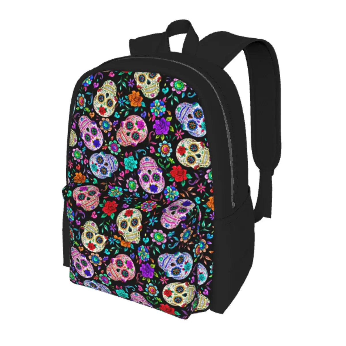 Sugar Skull Mexican Flower Halloween Day Of The Dead Student Backpack School Bag Hiking Travel Daypack Bookbag Shoulder Bags
Sugar Skull Mexican Flower Halloween Day Of The Dead Student Backpack School Bag Hiking Travel Daypack Bookbag Shoulder Bags