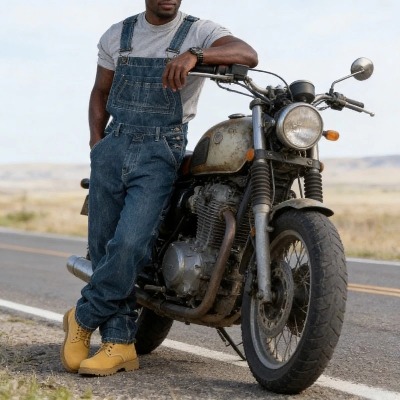 Vintage Distressed Denim Overalls Men Ripped Jeans Long Pants Fashion
Vintage Distressed Denim Overalls Men Ripped Jeans Long Pants Fashion