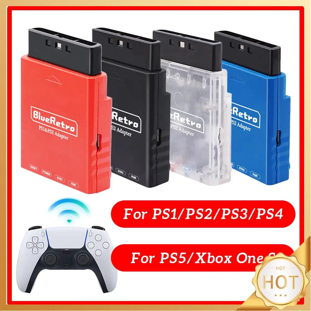 Беспроводной Bluetooth-адаптер для контроллеров PS3/PS4/PS5/Xbox One S, адаптер для беспроводного контроллера PS2 PS1
Беспроводной Bluetooth-адаптер для контроллеров PS3/PS4/PS5/Xbox One S, адаптер для беспроводного контроллера PS2 PS1