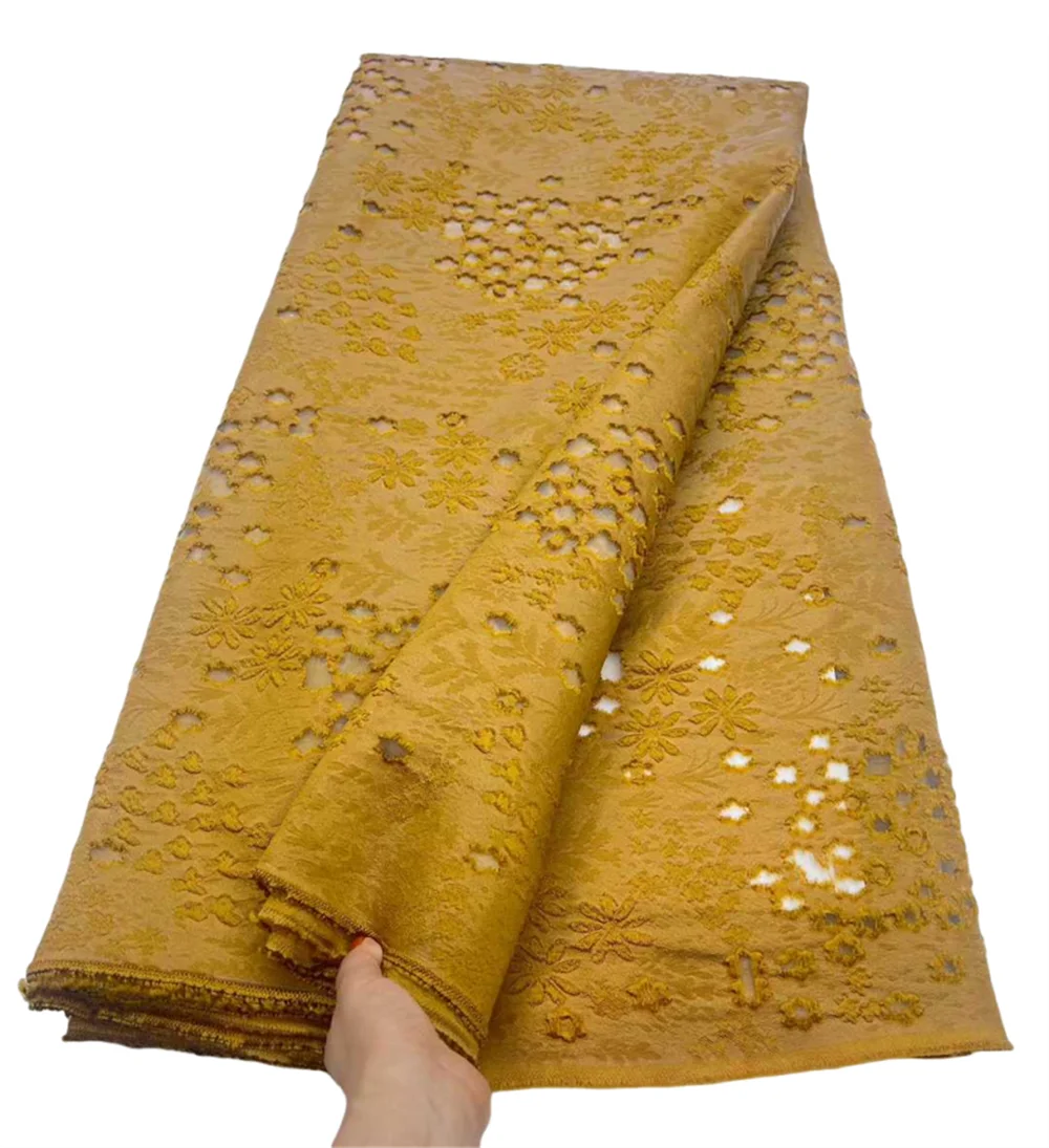 Pure French Hollow Out Brocade Lace Fabrics 5 Yards 2026 African Jacquard Lace Fabric Gild Materials For Bridal Party Dress Sew
Pure French Hollow Out Brocade Lace Fabrics 5 Yards 2026 African Jacquard Lace Fabric Gild Materials For Bridal Party Dress Sew