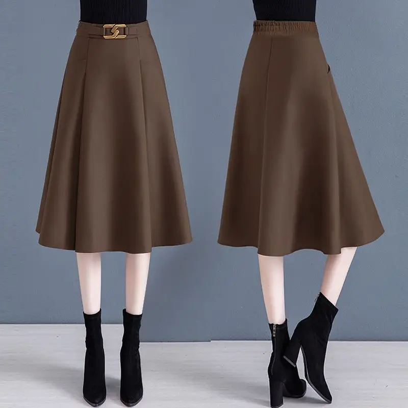 Women's New Pleated Skirt for Spring Autumn Winter Mid-length Style Slimming Big Hip Swaying A-line Skirt
Women's New Pleated Skirt for Spring Autumn Winter Mid-length Style Slimming Big Hip Swaying A-line Skirt