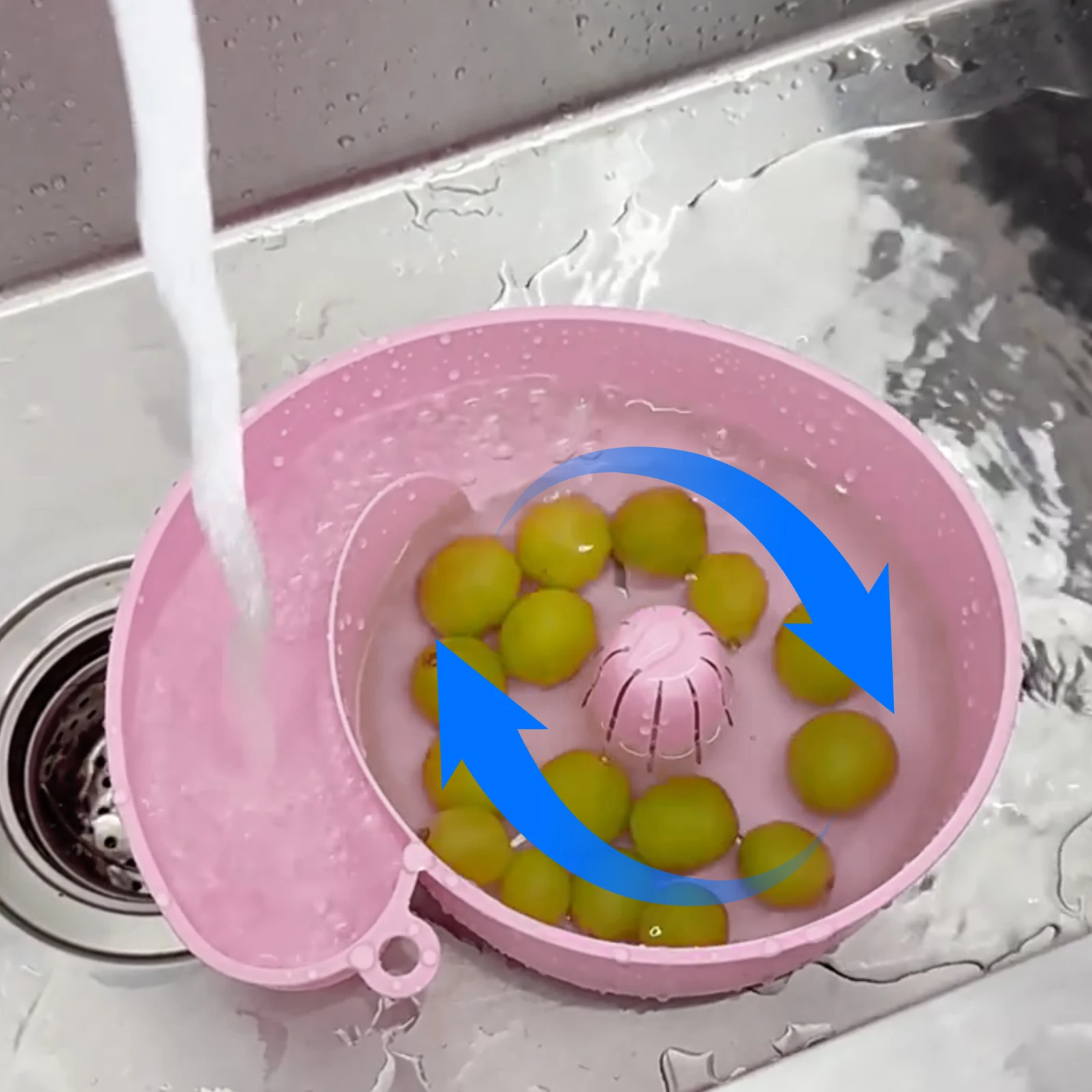 Snail Shape Fruit Drainer Auto Cleaning Basket Fruit Vegetable Washing Bowl W/Strainer Vegetable Washing Basket Kitchen Supplies
Snail Shape Fruit Drainer Auto Cleaning Basket Fruit Vegetable Washing Bowl W/Strainer Vegetable Washing Basket Kitchen Supplies