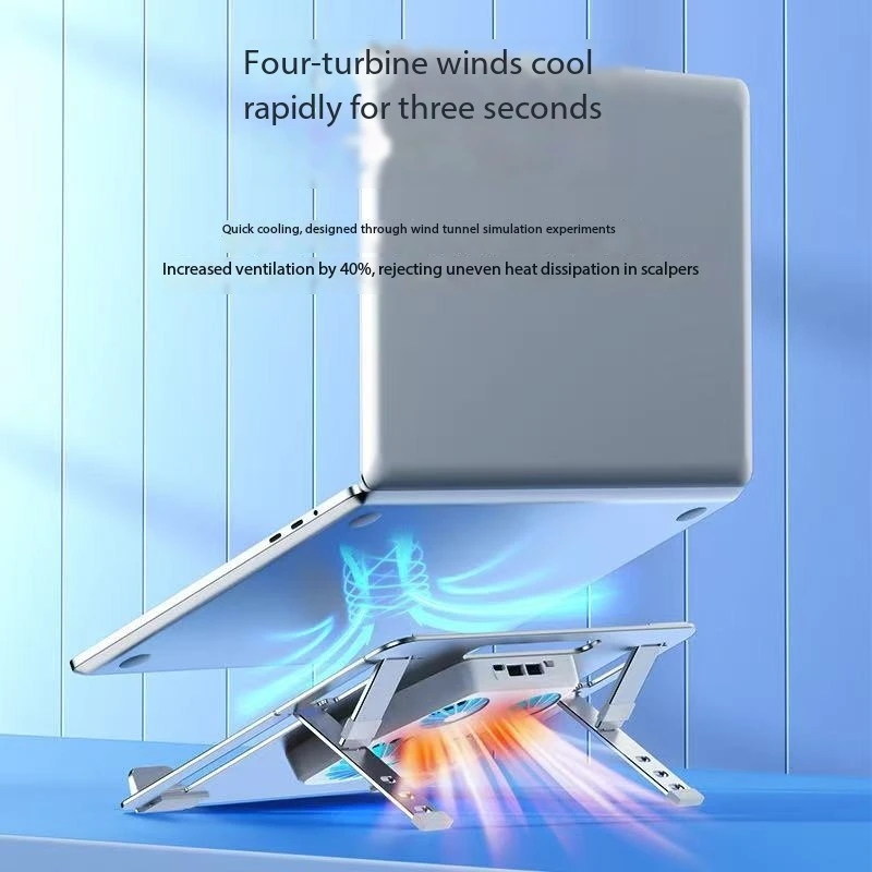 Portable Laptop Stand Holder with 4 Fans Tablet PC Cooling Aluminum Bracket with Dual USB Output Ports Stand for Mini Ipad
Portable Laptop Stand Holder with 4 Fans Tablet PC Cooling Aluminum Bracket with Dual USB Output Ports Stand for Mini Ipad