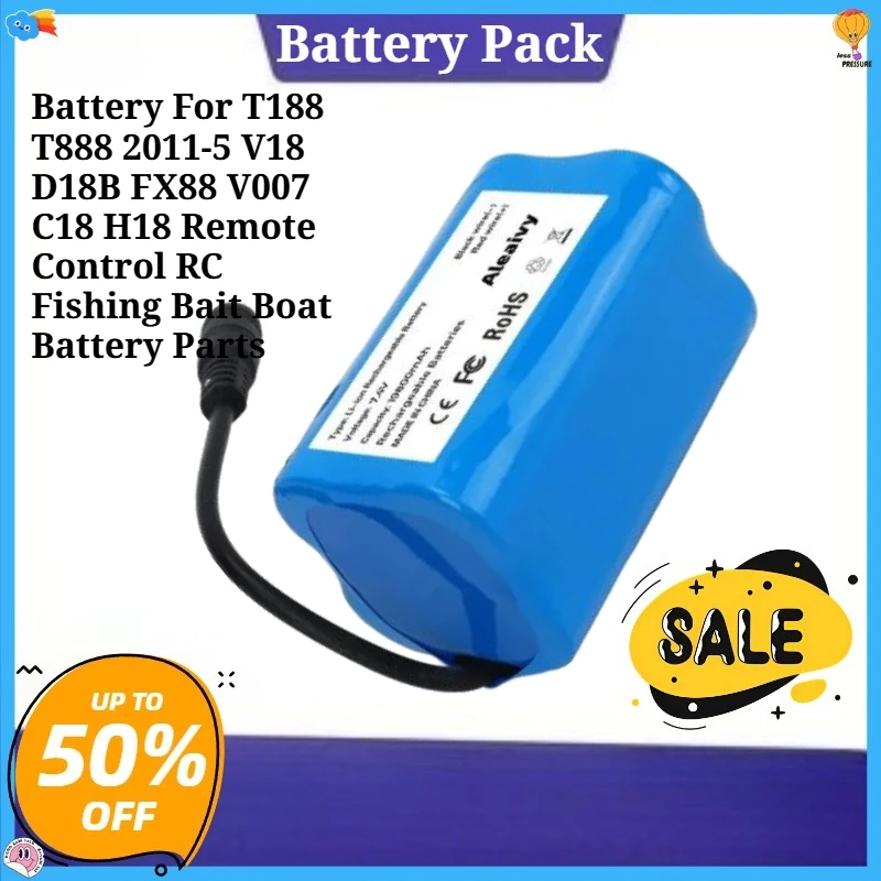 7.4V 19800Mah 6800Mah Battery For T188 T888 2011-5 V18 D18B FX88 V007 C18 H18 Remote Control RC Fishing Bait Boat Battery Parts
7.4V 19800Mah 6800Mah Battery For T188 T888 2011-5 V18 D18B FX88 V007 C18 H18 Remote Control RC Fishing Bait Boat Battery Parts