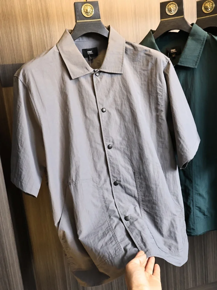 Lightweight Breathable Quick-Dry Loose Fit Summer Men's Shirt Japanese Collaboration Woven Short Sleeve Button-Up
Lightweight Breathable Quick-Dry Loose Fit Summer Men's Shirt Japanese Collaboration Woven Short Sleeve Button-Up