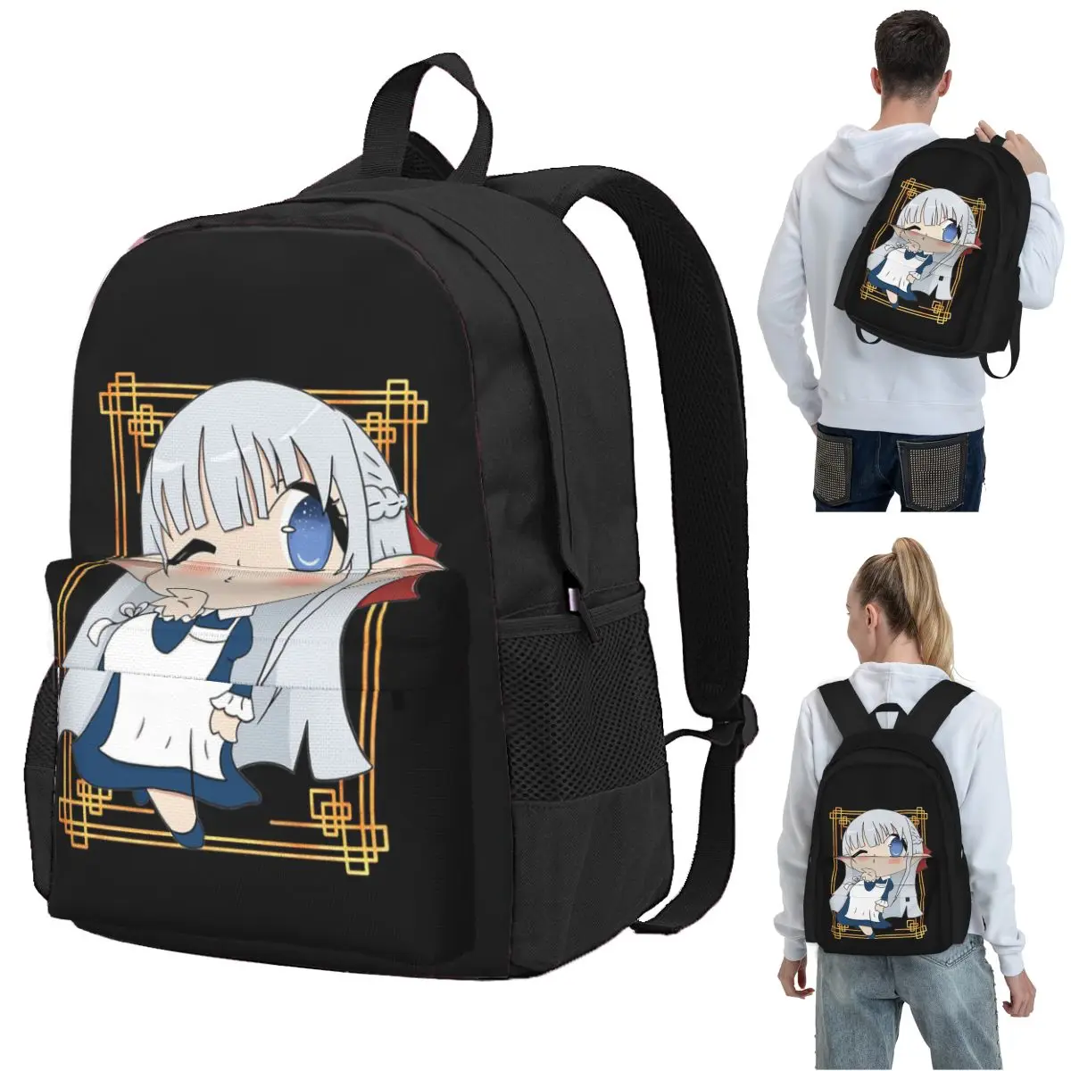 Anime Chibi Girl Elf Art Backpack Student BookBag Children School Bag Computer Shoulder Bags for Boys Girls
Anime Chibi Girl Elf Art Backpack Student BookBag Children School Bag Computer Shoulder Bags for Boys Girls
