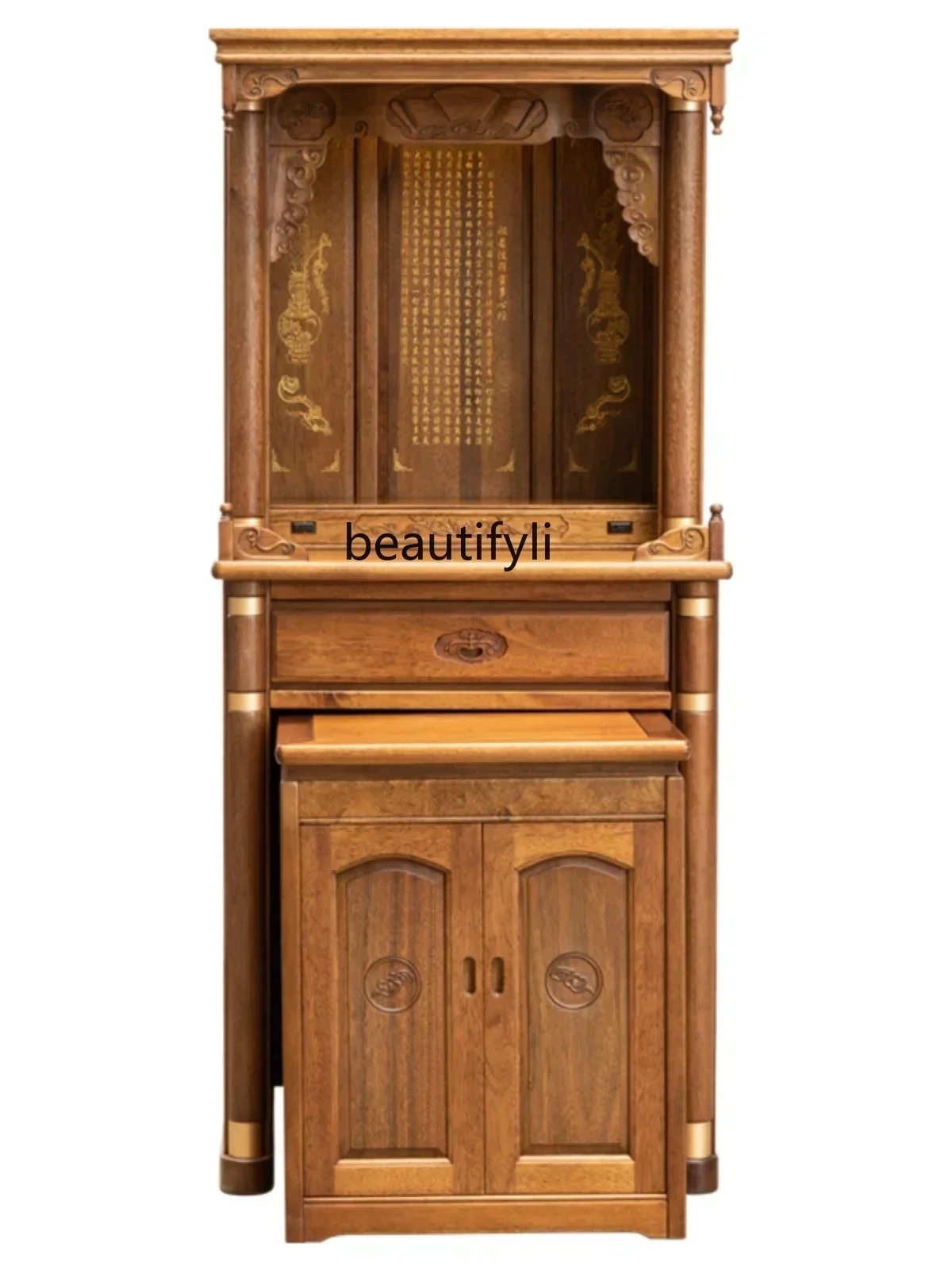 All solid wood Buddhist table Chinese vertical cabinet Modern household table Buddhist cabinet God of Wealth table
All solid wood Buddhist table Chinese vertical cabinet Modern household table Buddhist cabinet God of Wealth table