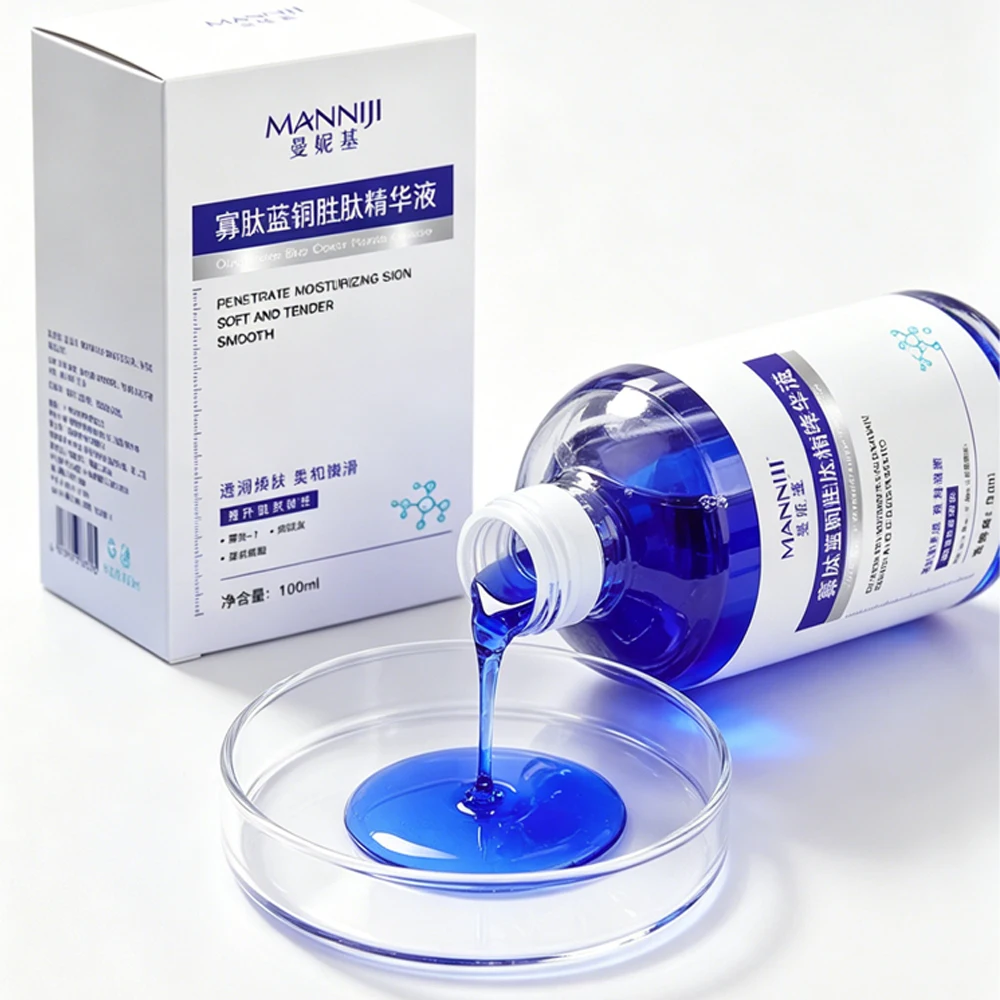 100ml Oligopeptide Blue Copper Peptide Ampoule Skin Booster Serum Boost Elasticity Hydration Anti-wrinkle Facial Skincare
100ml Oligopeptide Blue Copper Peptide Ampoule Skin Booster Serum Boost Elasticity Hydration Anti-wrinkle Facial Skincare