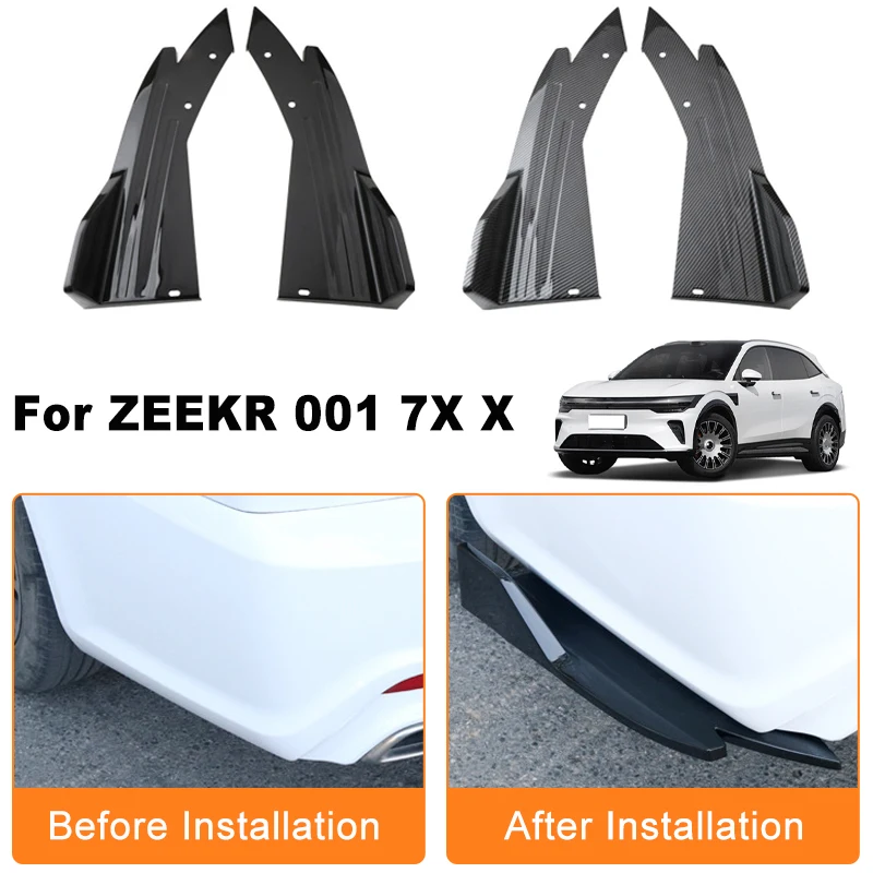 Car Rear Bumper Spoiler Lip Diffuser Side Skirt Splitter Wrap Angle Anti-Crash Protection Trim For ZEEKR 001 7X X
Car Rear Bumper Spoiler Lip Diffuser Side Skirt Splitter Wrap Angle Anti-Crash Protection Trim For ZEEKR 001 7X X