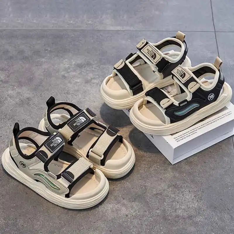 Kids Closed Toe Sport Sandals Breathable Adjustable Double Strap Soft Non-slip Sole Shoes for Boys Summer Outdoor Play
Kids Closed Toe Sport Sandals Breathable Adjustable Double Strap Soft Non-slip Sole Shoes for Boys Summer Outdoor Play