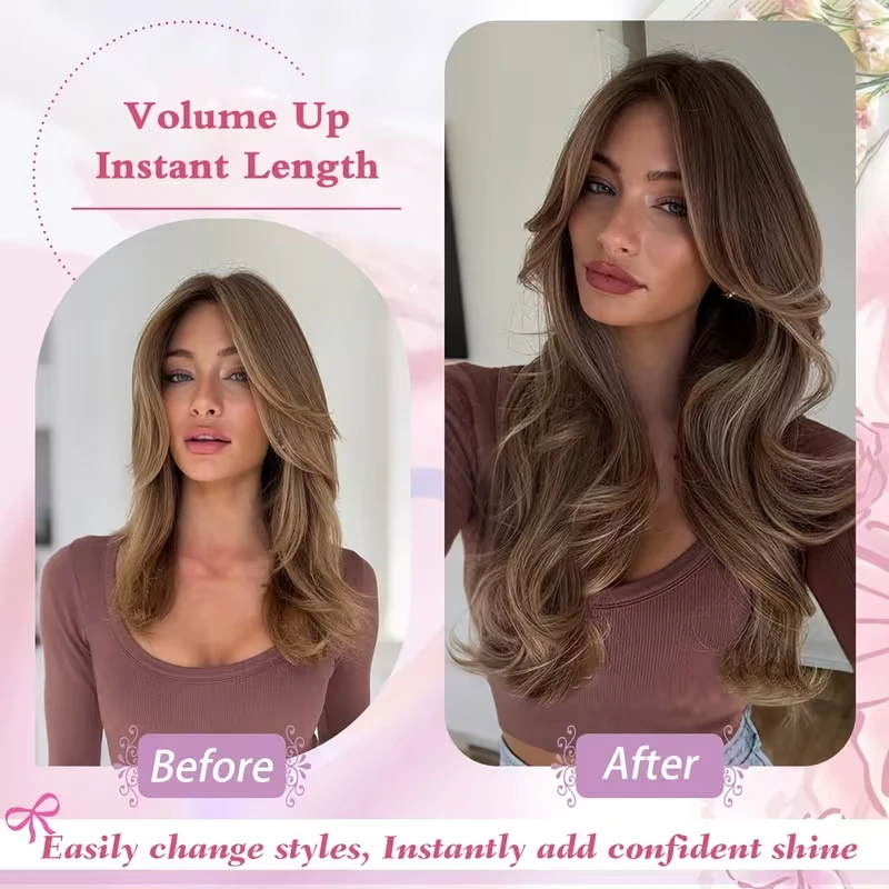 22Inch Synthetic Long Straight Layered V-Shaped Clip-in Hair Extension 4 Clip Heat Resistant Hairpiece for Women
22Inch Synthetic Long Straight Layered V-Shaped Clip-in Hair Extension 4 Clip Heat Resistant Hairpiece for Women