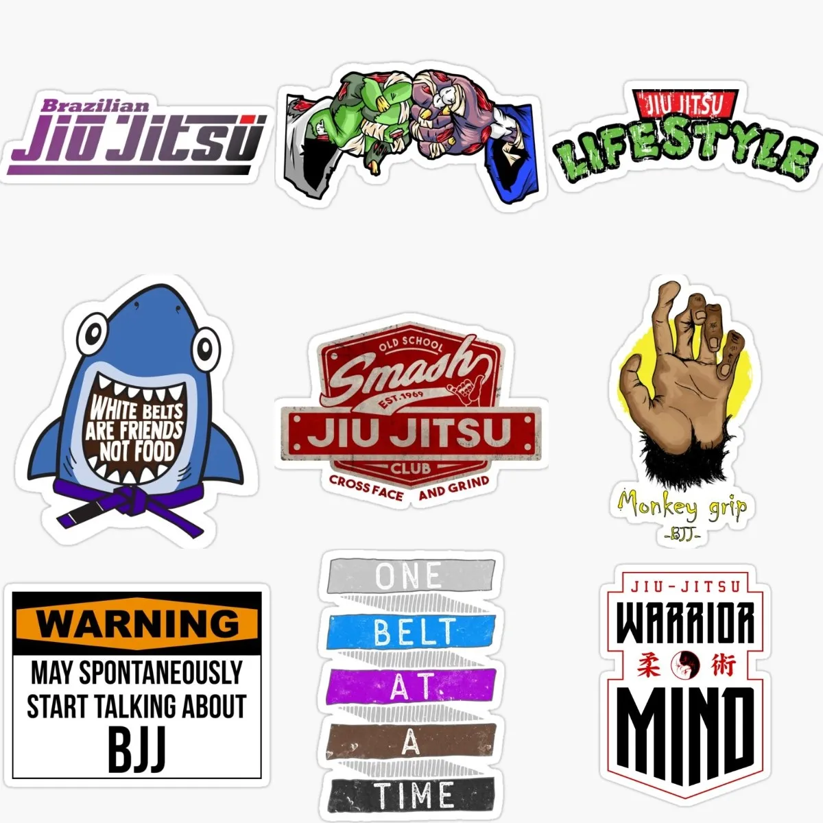 Jiu Jitsu Creative PVC Waterproof Stickers for Decorate Car Window Truck Van Helmet Camper Wall Room Table Off-road
Jiu Jitsu Creative PVC Waterproof Stickers for Decorate Car Window Truck Van Helmet Camper Wall Room Table Off-road