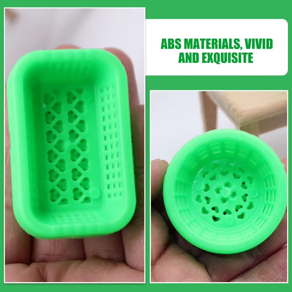 30Pcs Mini Storage Basket for Dollhouse Fine ABS Craftsmanship Realistic Tiny Basket Decorative Prop for Mini House Layouts and
30Pcs Mini Storage Basket for Dollhouse Fine ABS Craftsmanship Realistic Tiny Basket Decorative Prop for Mini House Layouts and