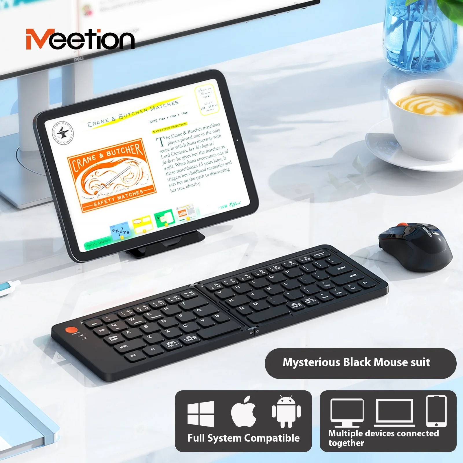 Foldable Wireless Bluetooth Keyboard Rechargeable Folding Portable Keyboards for PC for Mac for Windows for iOS Mini Mouse
Foldable Wireless Bluetooth Keyboard Rechargeable Folding Portable Keyboards for PC for Mac for Windows for iOS Mini Mouse