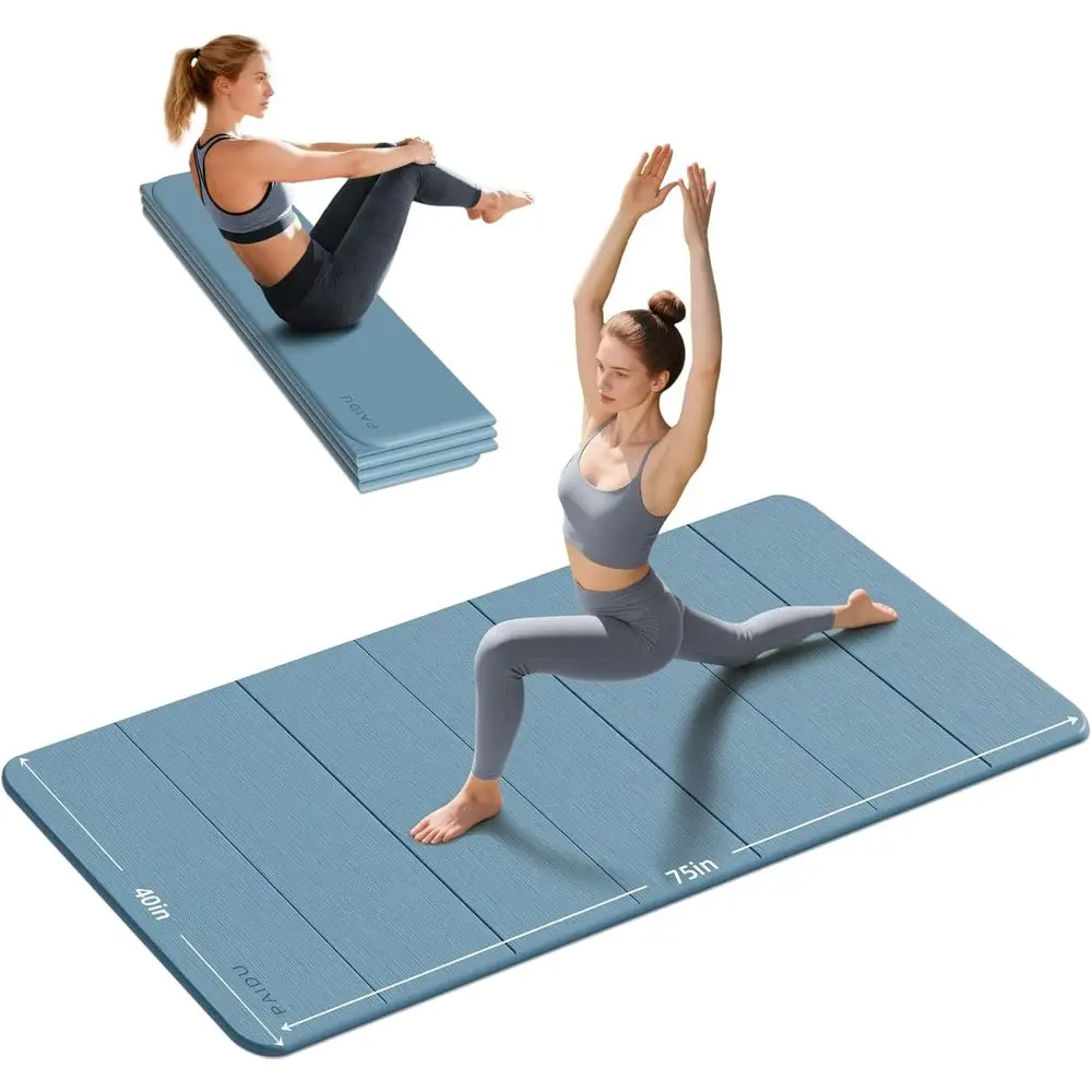 Thick 10MM TPE Yoga Mat - Non-Slip, Quick Dry, Easy Roll, 75x40 Inches for Indoor/Outdoor Fitness
Thick 10MM TPE Yoga Mat - Non-Slip, Quick Dry, Easy Roll, 75x40 Inches for Indoor/Outdoor Fitness