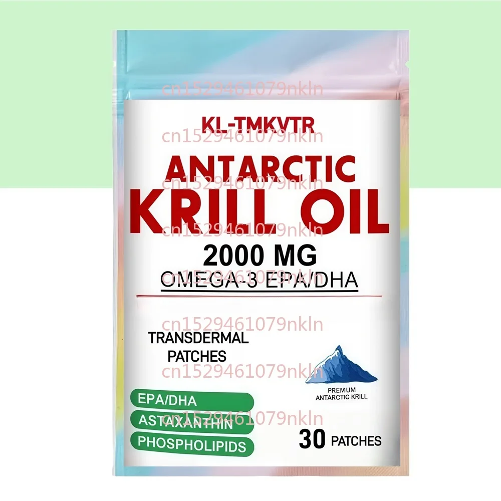 30 Patches Antarctic Krill Oil Transdermal Patches with Omega-3 EPA, DHA, Astaxanthin for Joint Health
30 Patches Antarctic Krill Oil Transdermal Patches with Omega-3 EPA, DHA, Astaxanthin for Joint Health