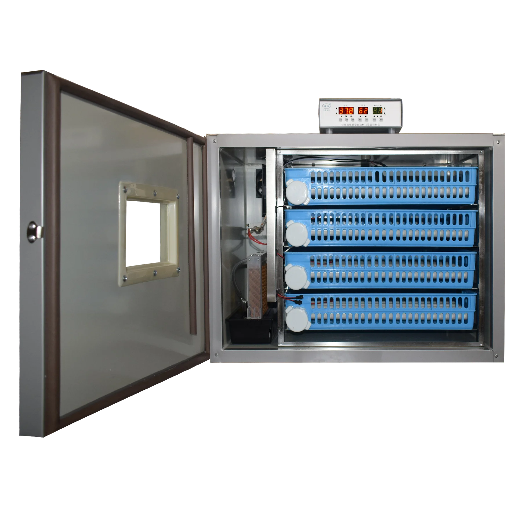 256 Automatic Incubator Smart Temperature Humidity Controller Digital Poultry Hatching Machine
256 Automatic Incubator Smart Temperature Humidity Controller Digital Poultry Hatching Machine