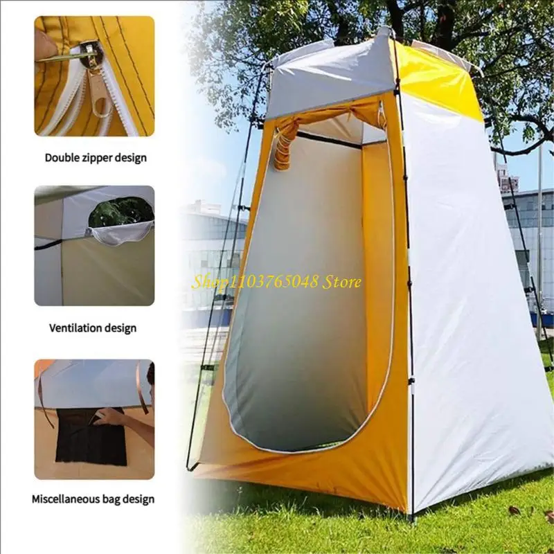 R53E Quick Pitching Portable Shelter Waterproof Breathable Fabric 3 Second Assembly Privacy Tent for Wilderness Exploration
R53E Quick Pitching Portable Shelter Waterproof Breathable Fabric 3 Second Assembly Privacy Tent for Wilderness Exploration