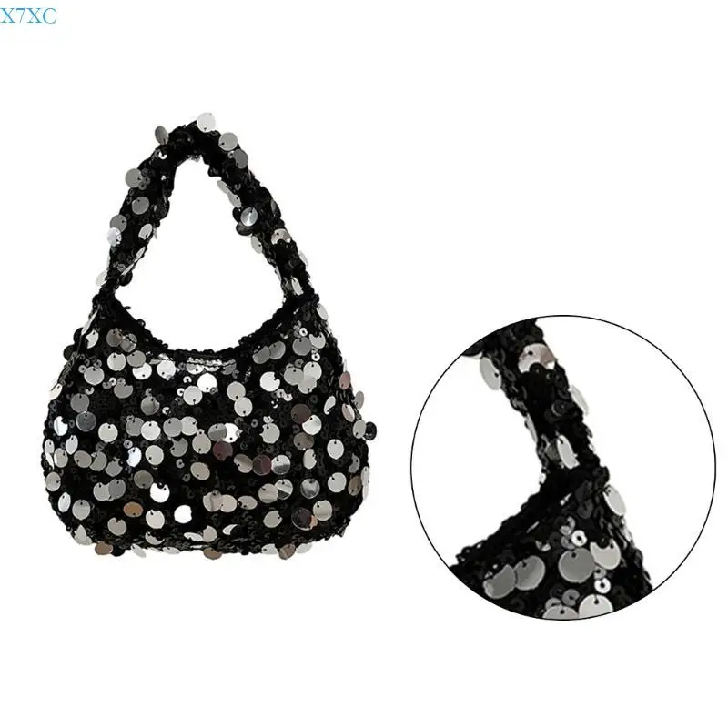 X7XC Lightweight Women Handbag Fashionable TSequined Purse Eye Catching Evening Bag for Everyday Use
X7XC Lightweight Women Handbag Fashionable TSequined Purse Eye Catching Evening Bag for Everyday Use