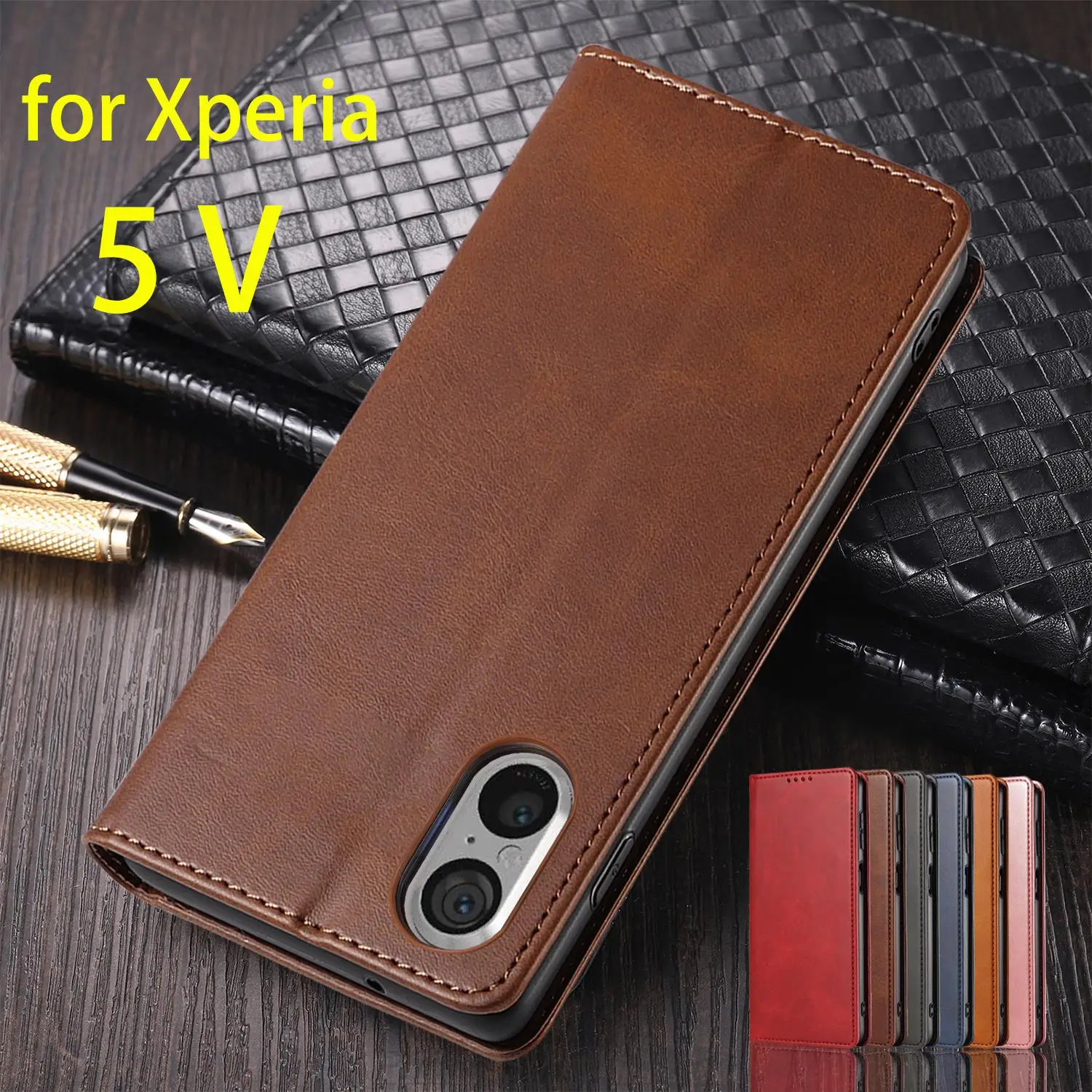 Leather Case for Sony Xperia 5 V Flip Case Card Holder Holster Magnetic Attraction Cover for Sony 5 V Wallet Case Fundas Coque
Leather Case for Sony Xperia 5 V Flip Case Card Holder Holster Magnetic Attraction Cover for Sony 5 V Wallet Case Fundas Coque