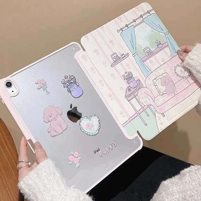 Flower Dog Protective Case with Pen Slot, Suitable for Apple iPad, 11 "Pad, Air 5th, 4th, Mini 6, 10.9, Pro 11, 9.7, 1
Flower Dog Protective Case with Pen Slot, Suitable for Apple iPad, 11 "Pad, Air 5th, 4th, Mini 6, 10.9, Pro 11, 9.7, 1