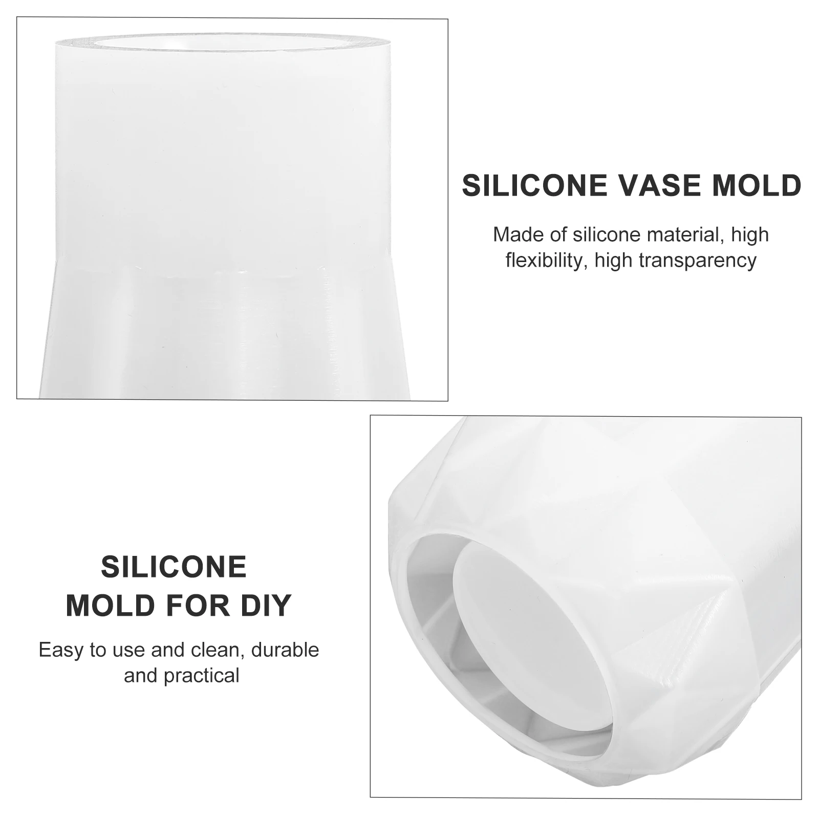 Silicone Vase Mold Crystal Epoxy Mould for Storage Container DIY H made Craft Flower Arrangement Jewelry Accessories
Silicone Vase Mold Crystal Epoxy Mould for Storage Container DIY H made Craft Flower Arrangement Jewelry Accessories