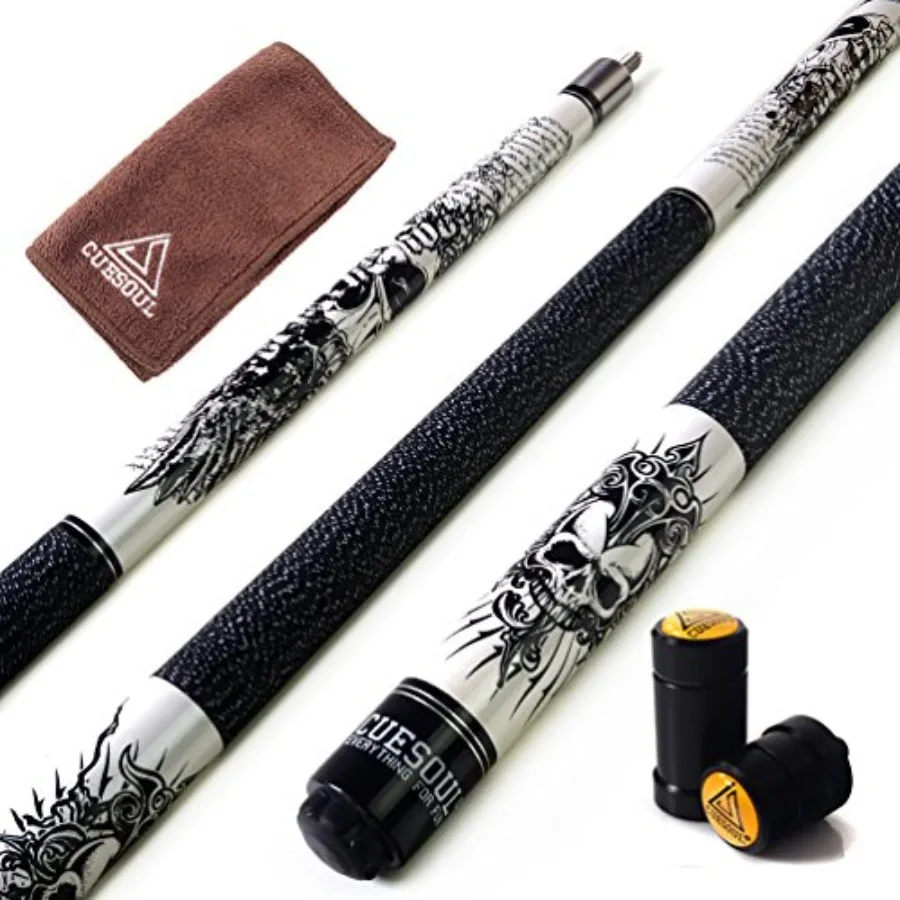 58 inch 19/20/21 oz 1/2 Maple Pool Cue Stick Kit-Rockin Series
58 inch 19/20/21 oz 1/2 Maple Pool Cue Stick Kit-Rockin Series