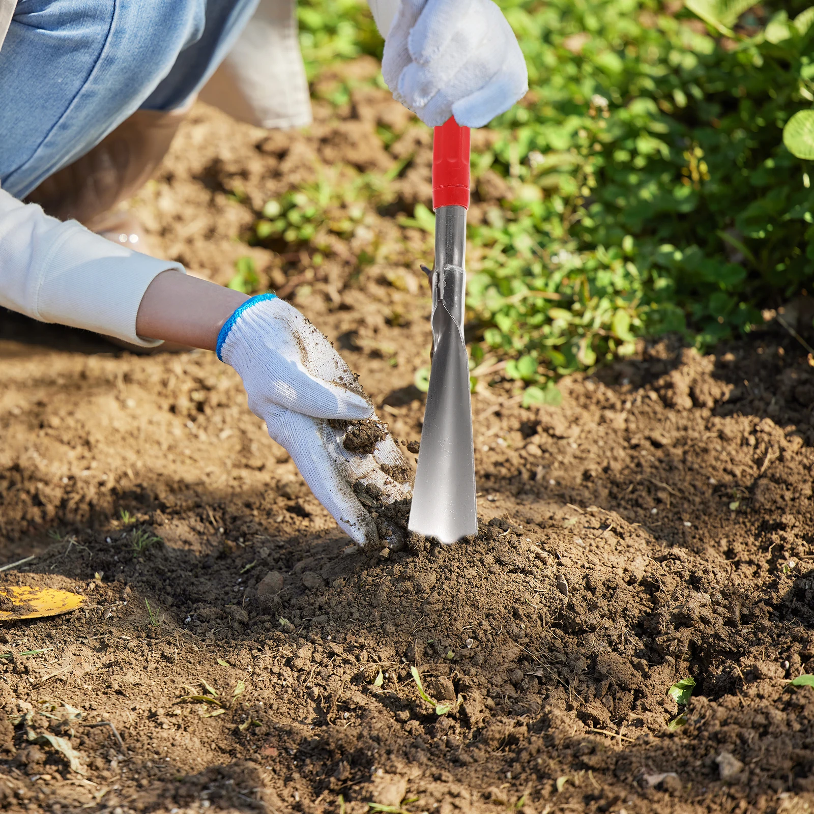 Multipurpose Stainless Steel Garden Trowel for Planting Transplanting Root Maintenance Ergonomic Comfortable Grip
Multipurpose Stainless Steel Garden Trowel for Planting Transplanting Root Maintenance Ergonomic Comfortable Grip