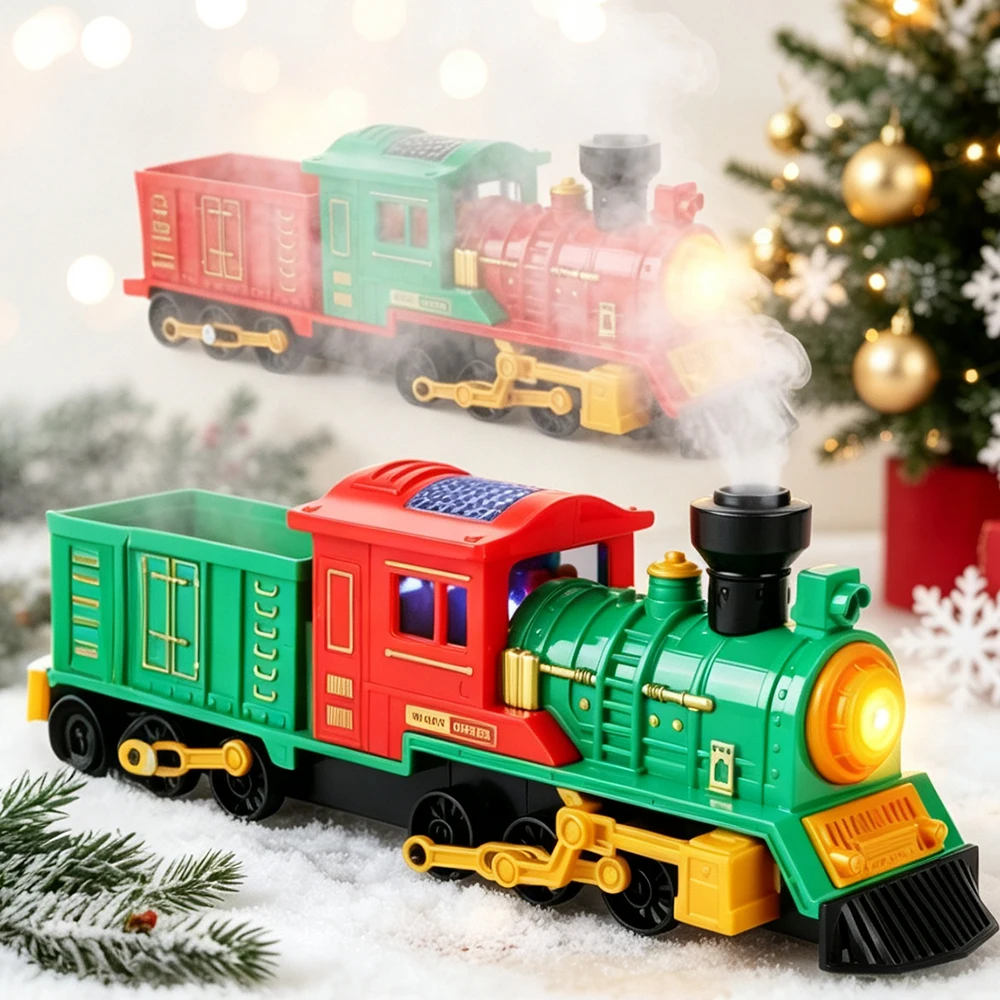 Xmas Electric Retro Sound and Light Steam Spray Train Model Diecast & Toy Vehicles Decoration Collection Boy Toys Christmas Gift
Xmas Electric Retro Sound and Light Steam Spray Train Model Diecast & Toy Vehicles Decoration Collection Boy Toys Christmas Gift