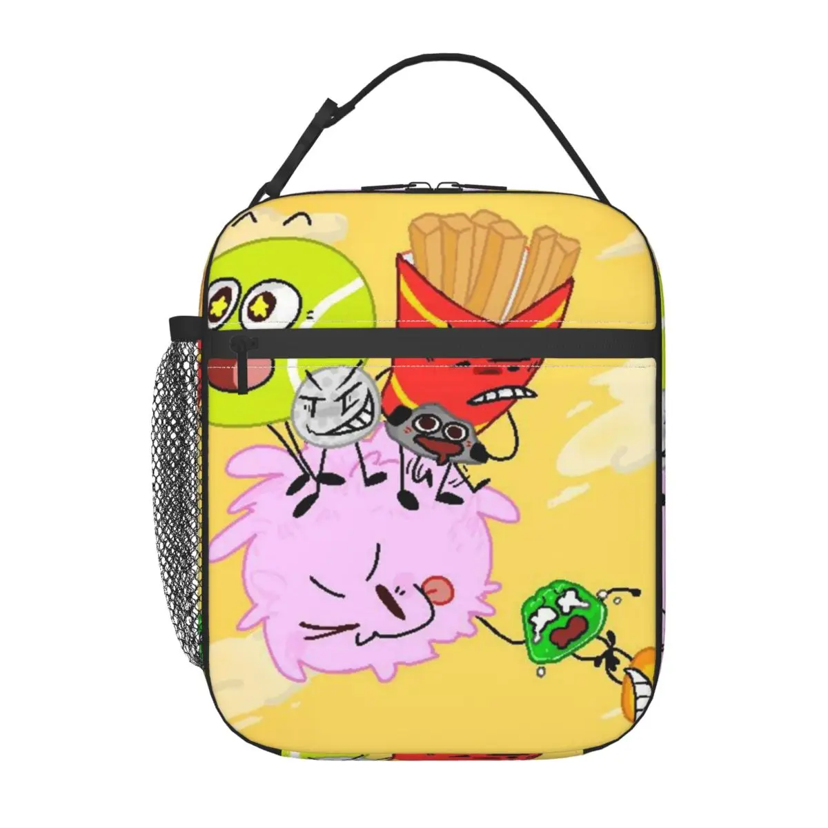 BFDI Battle For Dream Island Thermal Insulated Lunch Bag for Office Portable Food Bag Container Thermal Cooler Lunch Boxes
BFDI Battle For Dream Island Thermal Insulated Lunch Bag for Office Portable Food Bag Container Thermal Cooler Lunch Boxes