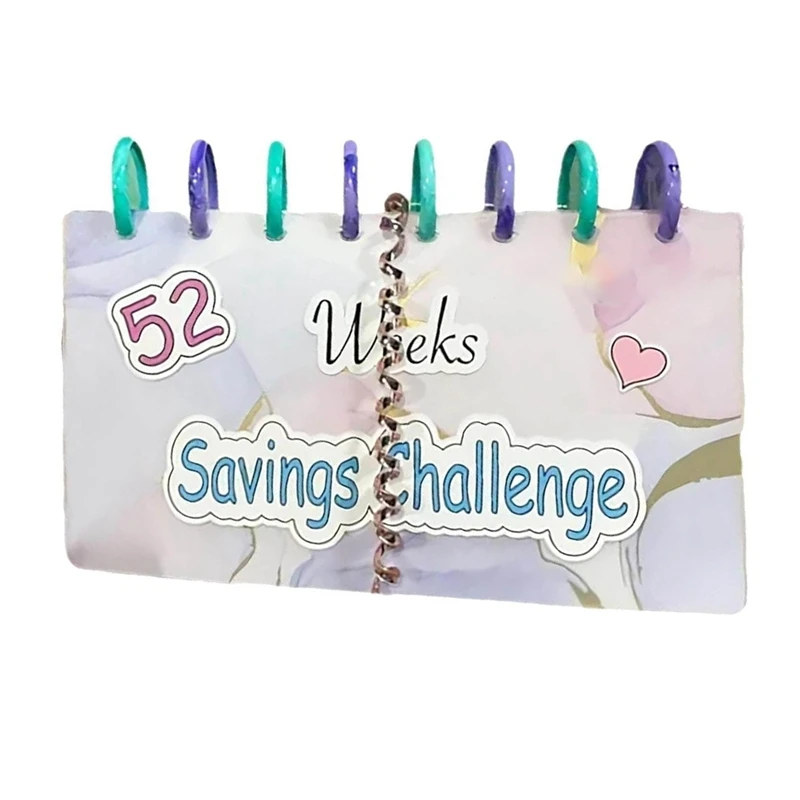 Многоразовая бюджетная книга Savings Challenge, новый планировщик Savings Binder 52-тижневой с денежными конвертами, книжный конверт
Многоразовая бюджетная книга Savings Challenge, новый планировщик Savings Binder 52-тижневой с денежными конвертами, книжный конверт