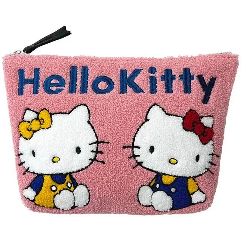 Anime Hello Kitty New Cartoon Embroidered Plush Cosmetic Bag Kawaii Portable Toiletries Storage Bag Cute Coin Purse Holiday Gift
Anime Hello Kitty New Cartoon Embroidered Plush Cosmetic Bag Kawaii Portable Toiletries Storage Bag Cute Coin Purse Holiday Gift