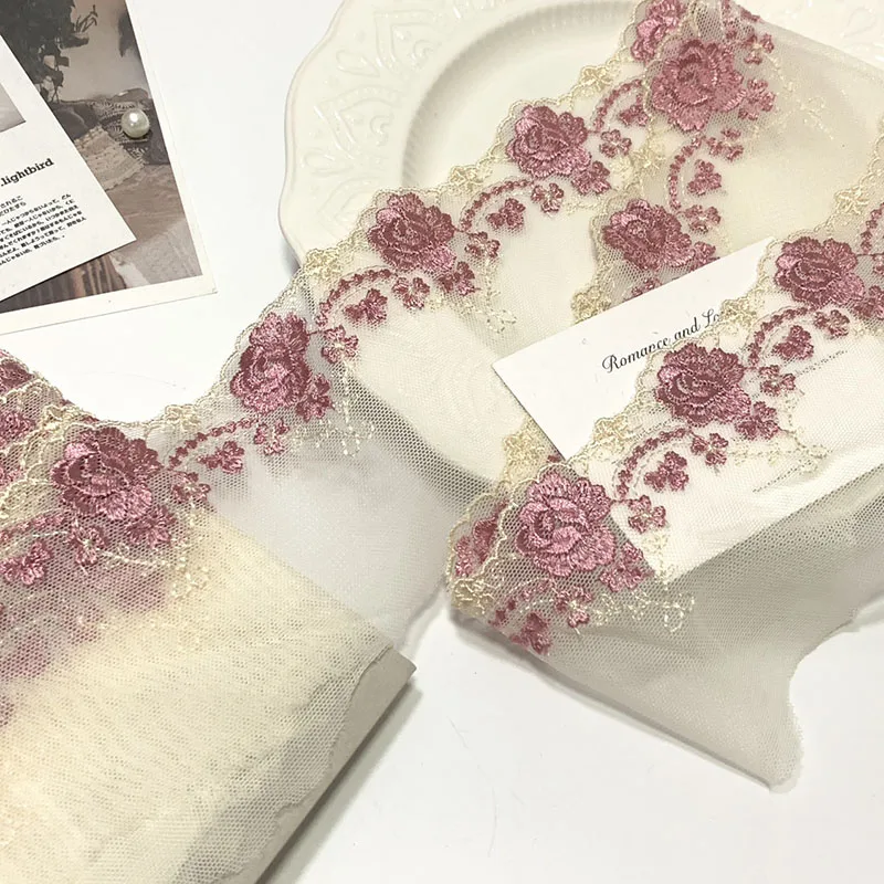 30Yards Floral Embroidered Lace Trimmings Clothes Lingerie Womens Sleeves Bra Dress Decor Sewing Fabrics
30Yards Floral Embroidered Lace Trimmings Clothes Lingerie Womens Sleeves Bra Dress Decor Sewing Fabrics