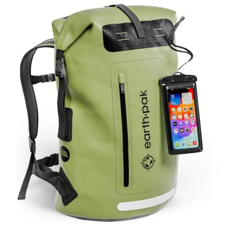 Waterproof Backpack - Heavy Duty Hiking Backpack - Roll-Top Closure Bag - Cushioned Dry Bag Waterproof Phone Case
Waterproof Backpack - Heavy Duty Hiking Backpack - Roll-Top Closure Bag - Cushioned Dry Bag Waterproof Phone Case