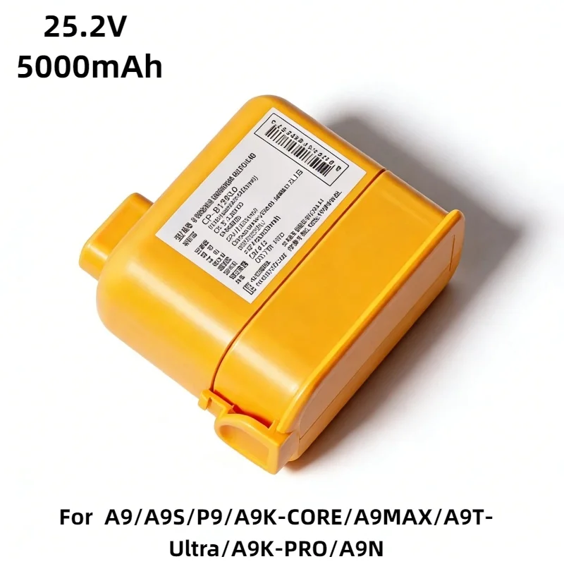 5000mAh High Capacity Battery–Replacement for LG Cord Zero A9 A9S P9 Series A9MAX A9T-Ultra A9K-PRO A9N A9M Vacuum Cleaner Spare
5000mAh High Capacity Battery–Replacement for LG Cord Zero A9 A9S P9 Series A9MAX A9T-Ultra A9K-PRO A9N A9M Vacuum Cleaner Spare