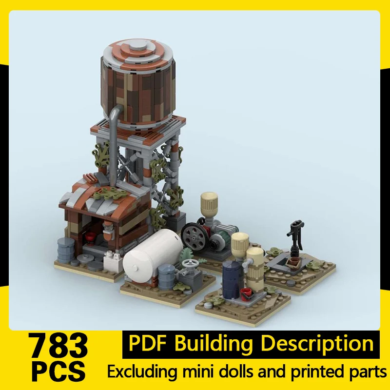 Popular Game Model MOC Building Bricks Wasteland Camp Water Supply Modular Technology Gifts Holiday Assemble Children Toys Suit
Popular Game Model MOC Building Bricks Wasteland Camp Water Supply Modular Technology Gifts Holiday Assemble Children Toys Suit