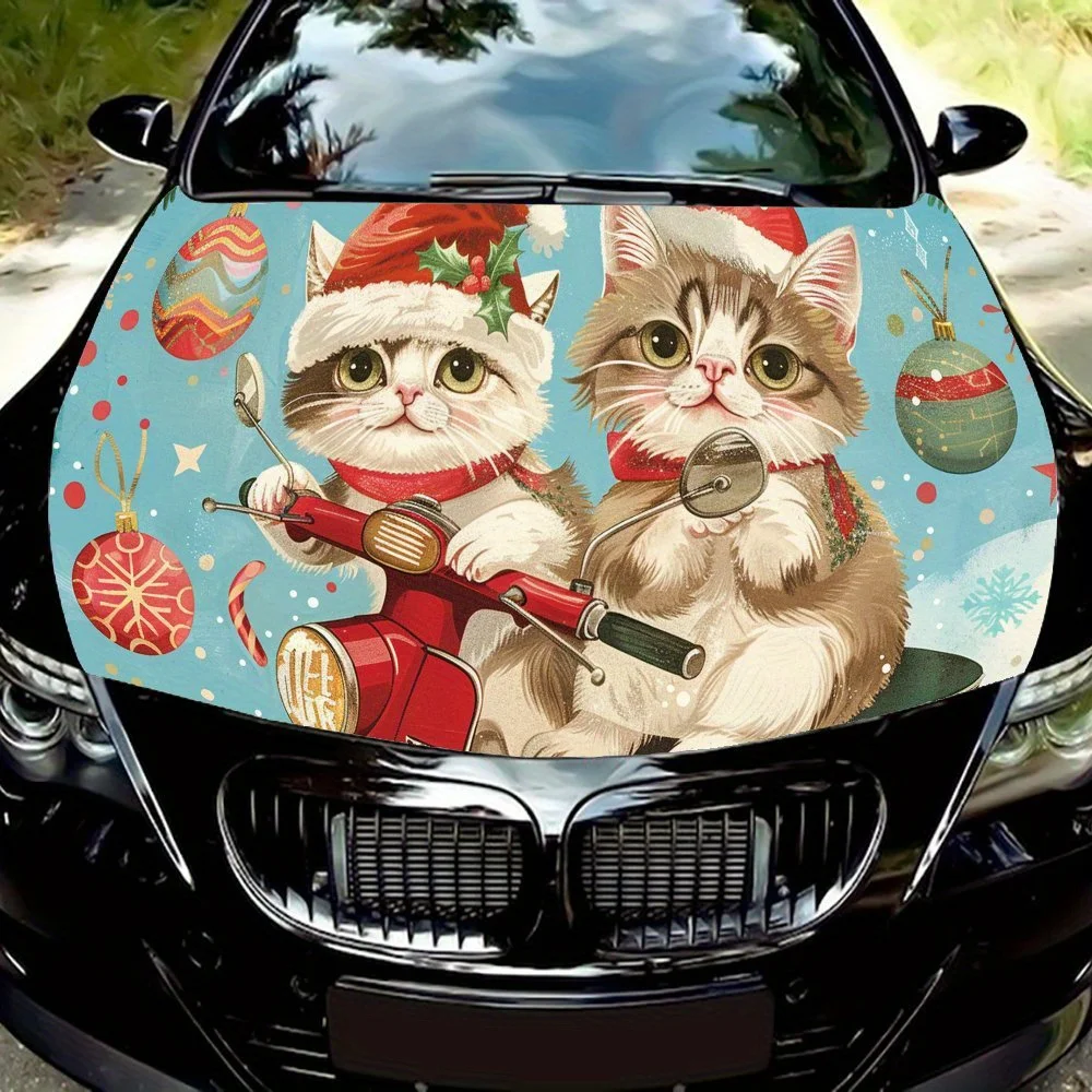 Cycling Cat Print car hood stickers, waterproof self-adhesive, scratch resistant, easy to stick, durable car PVC stickers, car d
Cycling Cat Print car hood stickers, waterproof self-adhesive, scratch resistant, easy to stick, durable car PVC stickers, car d