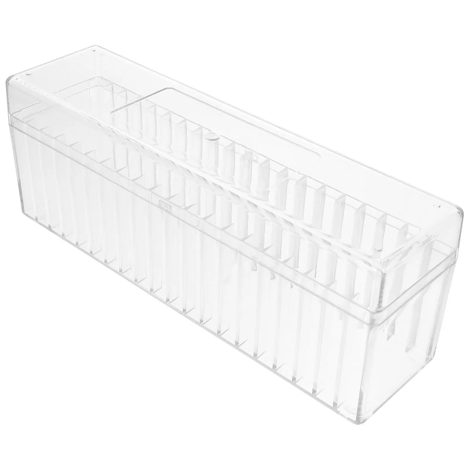 Clear 20-Slots Coin Container Transparent Organizer for Collectibles Display Coin Holder Coins Holder Display Box